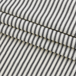 Черный 1 ярд хлопчатобумажной ткани в полоску, аксессуары, чёрные, 1520x0.5 мм