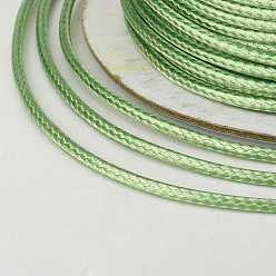 Dark Sea Green Eco-Friendly Korean Waxed Polyester Cord, Dark Sea Green, 2mm, about 90yards/roll(80m/roll)