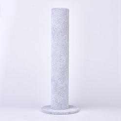 Серый Стенды браслета ювелирных изделий башни lint вертикальные, серые, 11x31 см