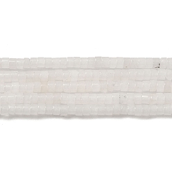 Белый Нефрит Бусины из натурального белого нефрита, диск, Heishi бусы, 3x2~2.5 мм, отверстие : 0.9 мм, около 180~182 шт / нитка, 15.04~15.16'' (38.2~38.5 см)