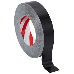 Черный Марля с полиэтиленовой клейкой лентой, чёрные, 30x0.28 мм, 50 м / рулон