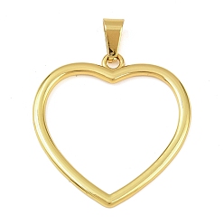 Сердце 304 подвески из нержавеющей стали, полый, золотые, сердце, 31x29.5x1.2 мм, отверстие : 6x3 мм