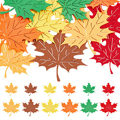 (52) Непрозрачная лаванда 4 наборы листиков для валяния из шерсти, разноцветные, 89~119x87~117x2 мм, 12 шт / комплект