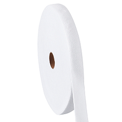 Белый Нетканые ткани вышивка иглы войлока для DIY ремесел, аксессуары для одежды, белые, 2.7~3x0.09 см, около 35 м / рулон