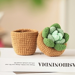 Other Plants Наборы для вязания своими руками для начинающих, включая крючок для вязания, иглу и пряжу, маркер стежка, инструкции, 10x8.5 см