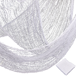 Белый 1декоративная марля на Хэллоуин из ПК, для декора вечеринок своими руками, белые, 5000x1000x0.5 мм