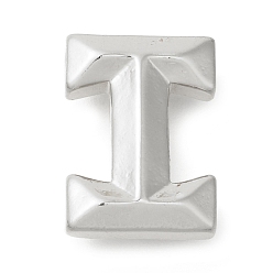 Letter I Стойки обшивки латунные подвески, долговечный, без кадмия и без свинца, подвески с буквой az~z, Буква "i", 17.5x13x5.5 мм, отверстие : 3.5x2 мм