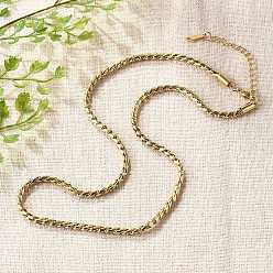 Настоящее золото 18K 304 ожерелья-цепочки из нержавеющей стали для женщин, реальный 18 k позолоченный, 15-3/4 дюйм (40.1 см)