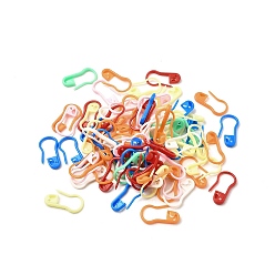 (52) Непрозрачная лаванда Пластиковый маркер для закрепки петель, разноцветные, 2.25x1.15x0.25 см