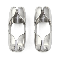 Нержавеющая Сталь Цвет Не тускнеют 304 шариковые цепные соединители из нержавеющей стали, цвет нержавеющей стали, 29.5x11 мм, отверстие : 7 мм, подходит для шариковой цепи 10 мм