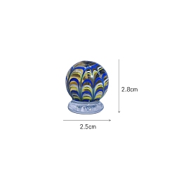 Разноцветный Оформление витрины шарами лэмпворк своими руками, для домашнего украшения рабочего стола, красочный, 25x28 мм