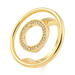 Настоящее золото 18K Латунь микро проложить кубический цирконий палец кольцо, без кадмия и без свинца, долговечный, реальный 18 k позолоченный, размер США 8 (18.1 мм)