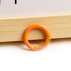 Оранжевый Кольца пружинных затворов, окрашенные распылением железной эмали, кольцо, оранжевые, 25 мм