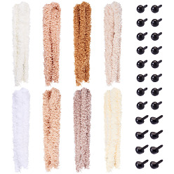 (52) Непрозрачная лаванда 8наборы 8цвета плюшевые палочки своими руками, стебли синели, трубочисты, материал для детских поделок, разноцветные, 15 мм, 1 цвет / набор