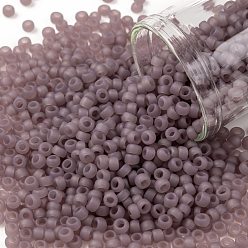 (151F) Ceylon Frost Grape Mist TOHO 8/0 Round Beads, Japanese Seed Beads, (151F) Ceylon Frost Grape Mist, 3mm, Hole: 1mm, about 222pcs/bottle, 10g/bottle
