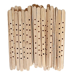 Бланшированный Миндаль Деревянный держатель фитиля для свечи, фитиль свечи, 7-отверстие зажим для фитиля свечи центрирующий инструмент держатель фитиля, бланшированный миндаль, 178x10 мм