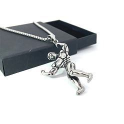 Нержавеющая Сталь Цвет Винтажное эффектное колье для любителей моды и фитнеса.