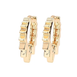 Light Gold Латунные серьги обруча, солнце, золотой свет, 16.5x16x2 мм