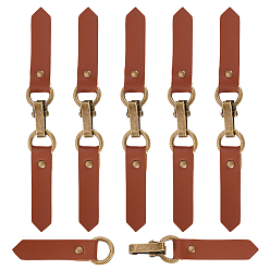 Перу 6 устанавливает застежку-тоггл из искусственной кожи, кнопка закрытия, со сплавочной фурнитурой, для сумки, свитер, куртка, пальто, аксессуары для шитья своими руками, Перу, 17.1 см