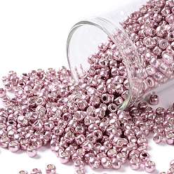 (571) Galvanized Rose Gold Тохо 8/0 круглые бусины, японский бисер, (571) оцинкованное розовое золото, 3 мм, отверстие : 1 мм, Около 222 шт / 10 г
