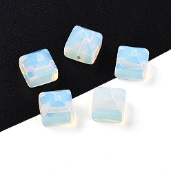 Опал Opalite бисер, пирамида, 9~10.5x10~10.5x10~10.5 мм, отверстие : 1.2~1.4 мм