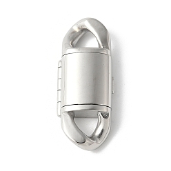 Нержавеющая Сталь Цвет 316 хирургические кламмеры из нержавеющей стали, овальные, цвет нержавеющей стали, 31.5x13x6 мм, отверстие : 5x5 мм