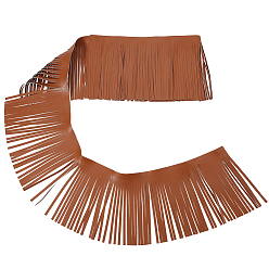 Верблюжий 2м отделка бахромой из искусственной кожи и замши, Кожаная бахрома с кисточками для шитья своими руками, украшения платья и юбки, верблюжие, 150x0.5 мм