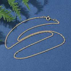 Real 14K Gold Filled Латунные цепочки из сингапура для женщин и мужчин, real 14 k золото заполнено, 16.00 дюйм (40.64 см)