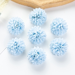 Светло-Голубой Украшения из цветов хризантемы, искусственный цветок, для украшения свадебного дома, Небесно-голубой, 40x30 мм
