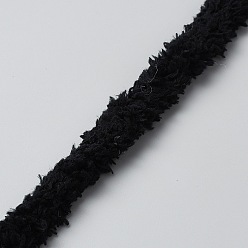 Черный Плюшевые палочки своими руками, средство для чистки труб, стебли из синели из полиэстера, с алюминиевой жилой, материал для детских поделок, чёрные, 970x20x19 мм