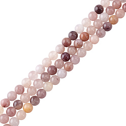 Другие Кварцы 3 нити натуральные кварцевые бусины нити, круглые, 6 мм, отверстие : 1.2 мм, около 53 шт / нитка, 14.92'' (37.9 см)