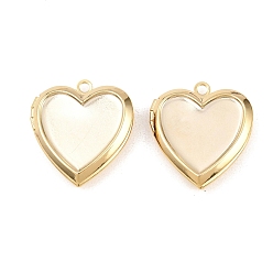 Настоящее золото 24K Подвески-медальоны в форме сердца из латуни, стойки покрытие, долговечный, без свинца и без кадмия, реальный 24 k позолоченный, 25x23x4.5 мм, отверстие : 2 мм, внутренний диаметр: 16.5x16 мм