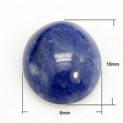 Содалитовое Натуральный содалита кабошоны, овальные, 10x8x4 мм