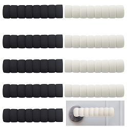 (52) Непрозрачная лаванда 12шт 2цвета губка дверная ручка крышка, дверной стопор, протектор стены, колонка, разноцветные, 141x34.5 мм, внутренний диаметр: 22 мм, 6 шт / цвет