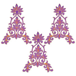 Сланцево-синий Нашивки на одежду из полиэстера, синевато-серый, 400x260 мм