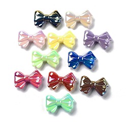 Mixed Color Opaque Acrylic Beads, Bowknot, Mixed Color, 25x37x9mm, Hole: 2.8mm