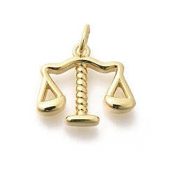 Настоящее золото 18K Латунные подвески, с целью перехода в кольце, долговечный, без свинца и без кадмия, чешуйки чары, реальный 18 k позолоченный, 13x15x3.5 мм, отверстие : 3.5 мм