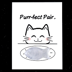 Хрусталь Резные статуэтки из натурального кристалла кварца, украшение, для домашнего украшения рабочего стола, Подарочная карта своими руками с вдохновением, рыба, 20x38 мм