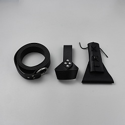 Платина Ножны для меча из искусственной кожи с поясом из сплава, сумка для хранения меча, чехол для переноски меча, платина, 1750x35x3~12.5 мм