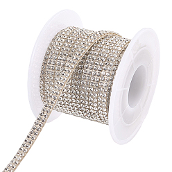 Прозрачный 2 наклейки для отделки автомобиля из стеклянных стразов, украшение автомобиля, прозрачные, 5 мм, 5 м / рулон