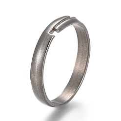 Нержавеющая Сталь Цвет Устойчивые к потускнению регулируемые 201 простые кольца из нержавеющей стали, цвет нержавеющей стали, внутренний диаметр: 16 мм