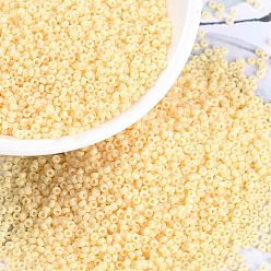 (RR3325) Непрозрачные Мокасины Миюки круглые бусины рокайль, японский бисер, (rr 3325) непрозрачный мокасин, 15/0, 1.5 мм, Отверстие: 0.7 мм, о 5555 шт / бутылка, 10 г / бутылка