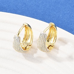 Настоящее золото 18K Серьги-кольца из латуни с эмалью, без кадмия и без свинца, стойки покрытие, долговечный, реальный 18 k позолоченный, 14x6 мм