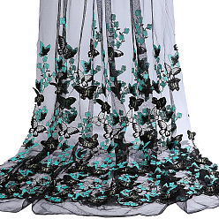 Noir Tissu, accessoires du vêtement, motif de fleur, noir, 914x1640x2mm