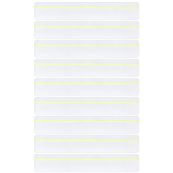 Green PEVA Self-Adhesive Luminous Anti-slip Sticker with Neon Green Strip, Rectangle, Green, 610x103x1mm