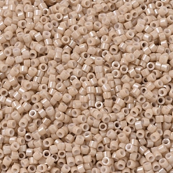 (DB0208) Opaque Tan Luster MIYUKI Delica Beads, Cylinder, Japanese Seed Beads, 11/0, (DB0208) Opaque Tan Luster, 1.3x1.6mm, Hole: 0.8mm, about 20000pcs/bag, 100g/bag