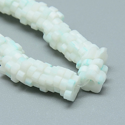 Нектар Нити из полимерных глин, цветок, нектар, 4~6x4~6x1~1.5 мм, отверстие : 2 мм, около 313~350 шт / нитка, 15.35 дюйм ~ 16.14 дюйм