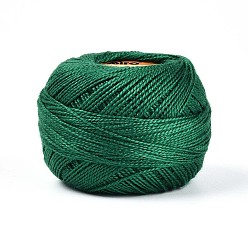 Темно-Зеленый Плетеный полиэфирный корд, для изготовления ювелирных изделий, круглые, темно-зеленый, 0.5~1 мм, около 63~64 м / рулон, 10 рулонов / набор