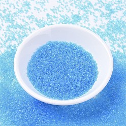 (DB1109) Transparent Ocean Blue MIYUKI Delica Beads, Cylinder, Japanese Seed Beads, 11/0, (DB1109) Transparent Ocean Blue, 1.3x1.6mm, Hole: 0.8mm, about 2000pcs/bottle, 10g/bottle