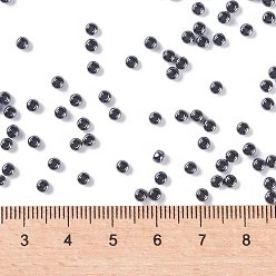 (RR451) Gunmetal MIYUKI Round Rocailles Beads, Japanese Seed Beads, 8/0, (RR451) Gunmetal, 8/0, 3mm, Hole: 1mm, about 422~455pcs/bottle, 10g/bottle
1mm